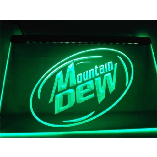 LE162- Mountain Dew Energy Drink Sport LED Neon Light Sign home decor crafts