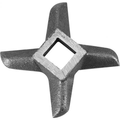 Meat Grinder Blade Mincer Knife Spare Parts 4 Blade Hexagon Mincer Knife Stainless Steel Meat Grinder Parts