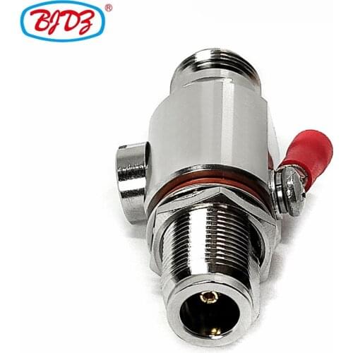 Free shipping 1pcs 0-6Ghz RF Lightning Arrester N female to N female Bulkhead surge protector