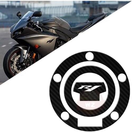 Suitable for YAMAHA R1 YZF-R1 YZF1000 YZF fuel tank cover sticker 3D carbon fiber pattern fuel tank protection sticker
