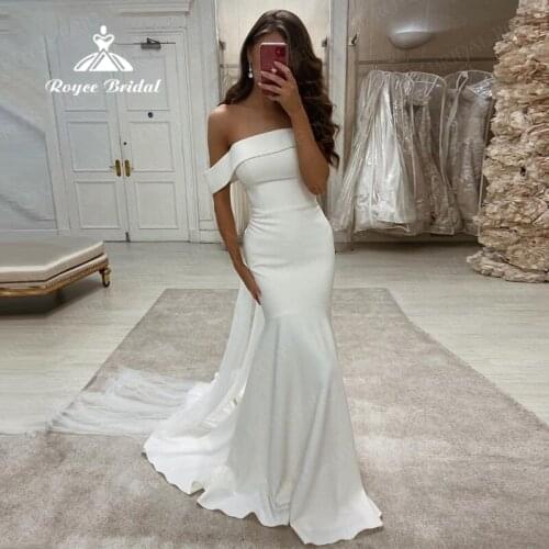 Свадебные платья силуэта русалка Roycebridal China At AliExpress
