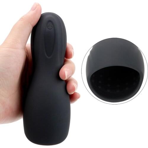 Sex Toys For Men Glans Stimulator Massager Penis Delay Trainer Delay Ejaculation 10 Modes Penis Vibrator Male Masturbator