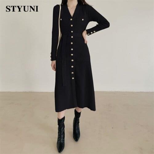 STYUNI Fashionable Knitted Dresses