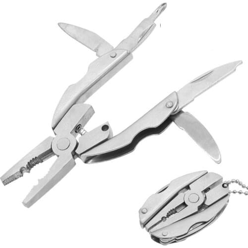 Stainless Steel Outdoor Portable Multitool Pliers Knife Keychain Screwdriver Multi Tools Mini Pliers Herramientas Multi Tool