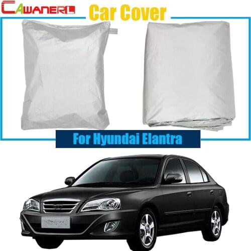 Cawanerl Cawanerl Outdoor Car Cover Anti UV Snow Sun Rain Resistant Protection Cover Car-Cover For Hyundai Elantra