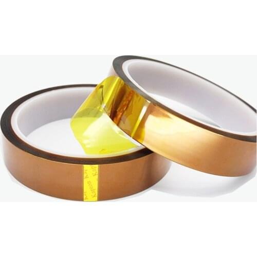25M High Temperature Tape Adhesive Insulation Protective Tape Resistant Polyimide 3 5 6 7 8 10 12 15 18 20 25 30 35 40 45 50 mm