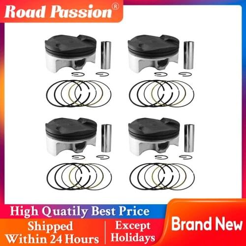Road Passion 1 / 4 Sets Motorcycle Parts Piston Rings Kit 76~76.5mm for HONDA CBR1000 2008-2016