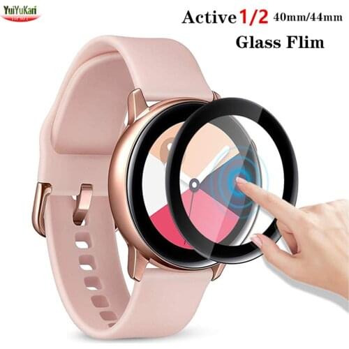 Glass For Samsung Galaxy Watch Active 2 44mm 40mm/46mm/42mm/3 45mm-41mm Gear S3 Frontier/S2/Sport 3D HD Film Screen Protector