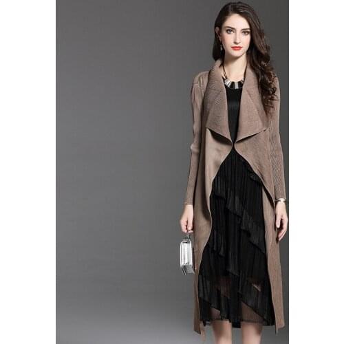 European 2020 New Spring Long Fashion Trench Coat For Women Plus SIze Female Cloak Coats Womens Clothing manteau femme LX2652