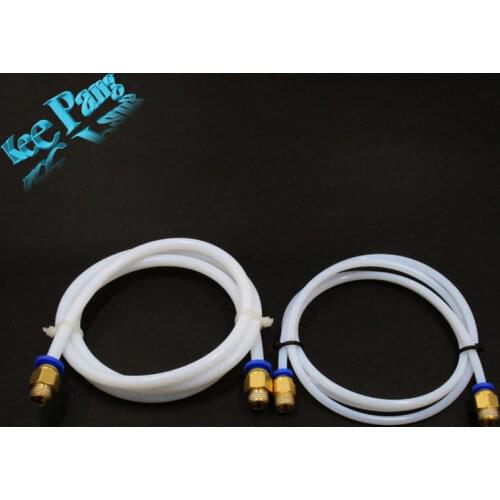 1M PTFE Tube PiPe Connectors 3D Printers Parts J-head Hotend For V5 V6 1.75mm 3.0mm Filament Bowden Long Extruder Part