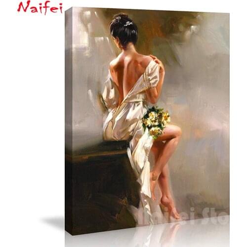 Beautiful woman back view Diamond Painting sexly woman Diamond embroidery 5d diy full diamond mosaic Bathroom bedroom decor