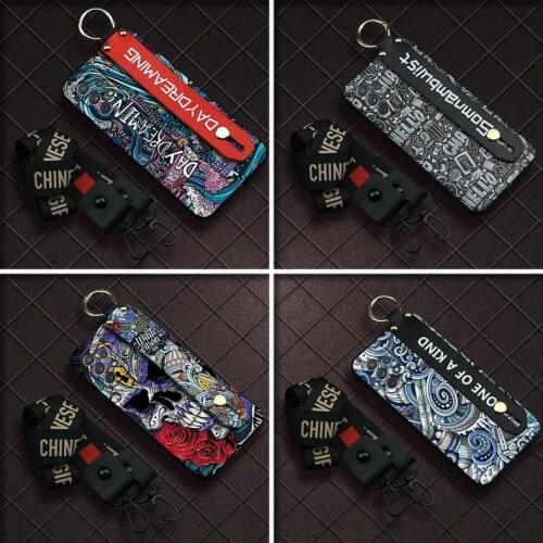 Anti-dust TPU Phone Case For Samsung Galaxy A72 4G/SM-A726B Wristband Fashion Design New Arrival