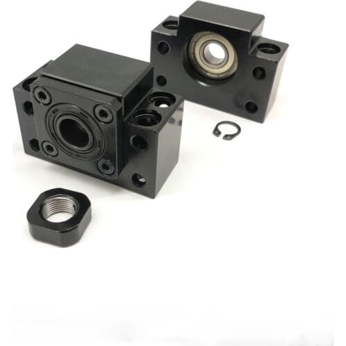 BK BF Set: BK10 BF10 BK12 BF12 BK15 BF15 BK17 BF17 BK20 BF20 for SFU1204 SFU1605 SFU2005 SFU2505 BallScrew End Support CNC parts