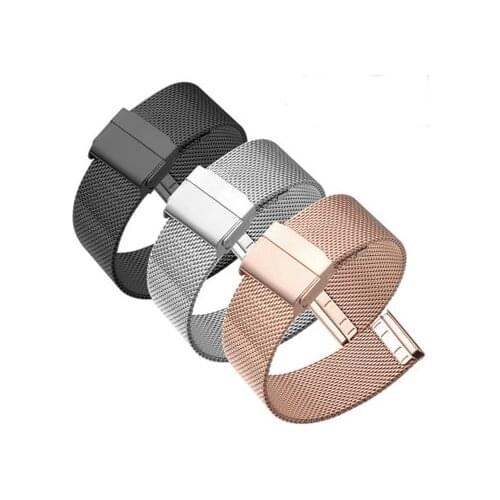 Milanese Loop Bracelet Stainless Steel Band Double Insurance Buckle for Daniel Wellington 16 18 20 MM Bracelet Wrist Watchband