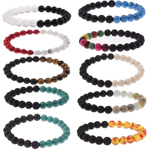 Chakra Bracelet Natural Stones Bracelets Boho Meditation Jewelry Men Women Gifts Beads Strand Yoga Beaded Energy Bracelet