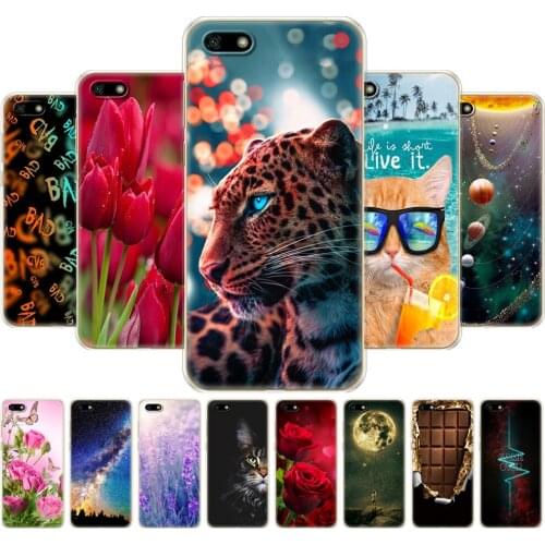 For Huawei Honor 7S 5.45" Case For Huawei 7S Back Cover On Honor 7S 7 S Phone Case For Huawei Honor7S Silicon Soft TPU Bumper