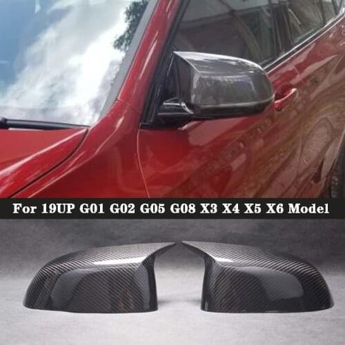 M Style Carbon fiber Rearview mirror cover For BMW X3 X4 X5 X6 G01 G02 G05 G08