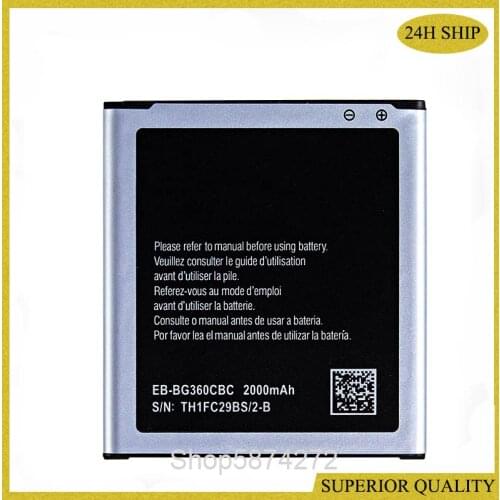 EB-BG360CBC EB-BG360CBE /CBU/CBZ EB-BG360BBE 2000mAh battery For Samsung Galaxy CORE Prime G3606 G3608 G3609