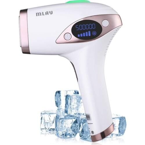 MLAY Ice Cooling IPL Hair Removal Machine Laser ICE Cold Epilator Permanent Bikini Trimmer Electric Depilador Laser Hair Remover