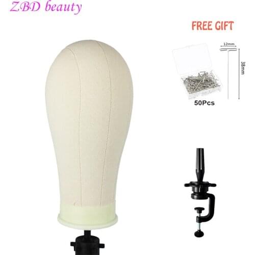 Canvas Mannequin Head Used For Wig Stand Training Manikin Cosmetology Practicing Or Training Head And Wig Display