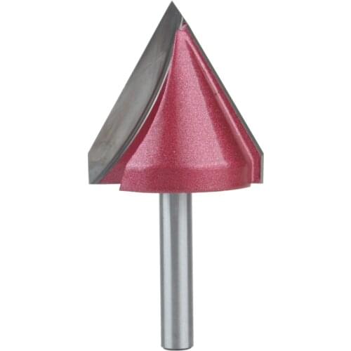 5PCS CNC Engraving 6mmx32mm 3D V Groove Router Bit Woodworking Cutter 60 Degree