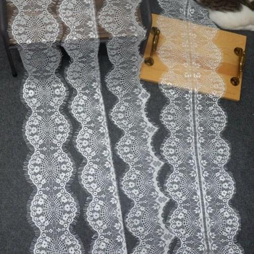 Exquisite High-quality Export Eyelashes Lace Embroidery Handmade DIY Dress Dress Wedding Decoration Stitching Accessories RS3335