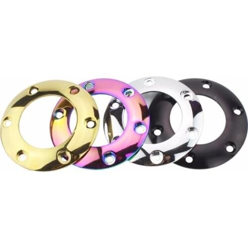 Racing Steering Wheel Horn Button Cover Cap Gold Black Silver Neo Chrome Steering Wheel Horn Button Cover JG-SW31