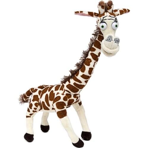 Madagascar Plush Penguin Animals Toys,Lion Alex Zebra Marty Giraffe Melman Hippopotamus Gloria Pelucia Brinquedo Juguete 20-30cm