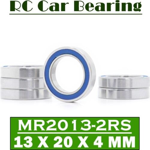 FUSHI MR2013 2RS Bearings Blue Sealed 13x20x4 mm , 6 Pcs ABEC-3 MR2013rs Ball Bearing MR1320 Parts For Hobby RC Car Truck