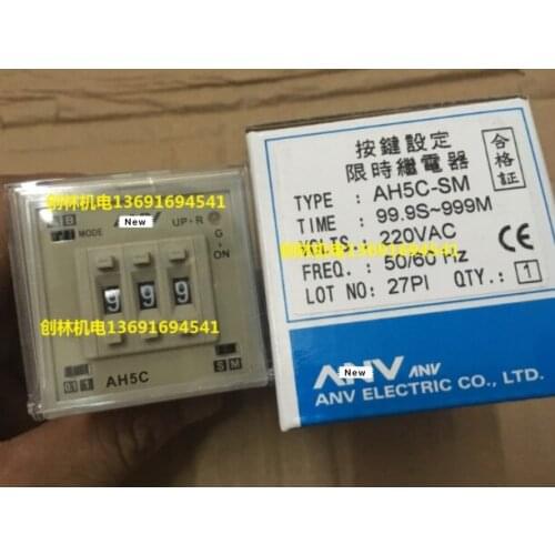 Relay AH5C-SM 99.9S-999M 24V 220v