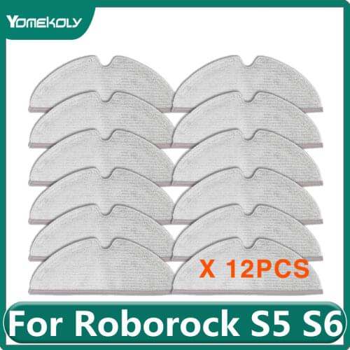 For Xiaomi Roborock S5 S5 MAX S6 S6 MAX Series T7 Robot Vacuum Cleaner Microfiber Mop Cloth Replacement Accessories Parts