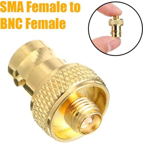 SMA Female To BNC Female Jack RF Coaxial Connector Adapter Fit For Two Way Radio Baofeng UV-5R FD-880 High Quality