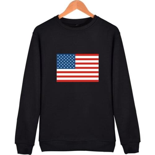 National Flag Russia Spain Canada Brazil USA Printed Sweatshirts Boys Girls Men Fashion Hoodie Sweatshirt Long Sleeve Tracksuit