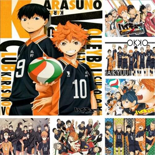 Japanese Anime Haikyuu Diamond Painting Mosaic Art Volleyball Boy 5D DIY Diamond Embroidery Cross Stitch Kit Room Decoration New