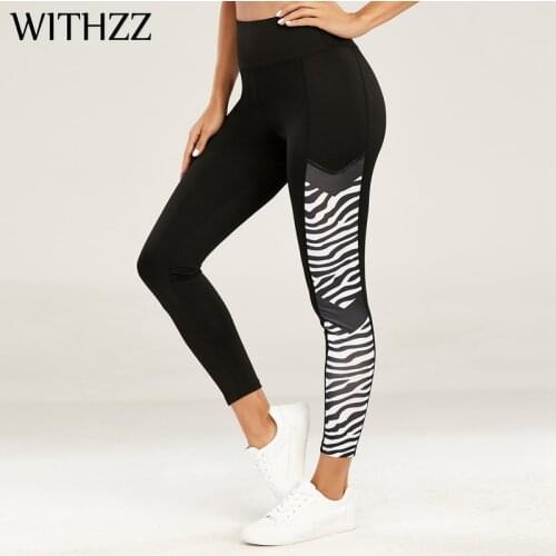 WITHZZ Womens Running Quick-Dry Casual Sports Pants High-Waist Stretch Female Leggings