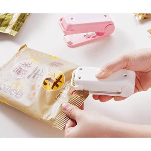 30# Portable Sealing Tool Heat Mini Handheld Plastic Bag Impluse Sealer Bag Sealer Capper For Packing Plastic Bag Clip Plastic