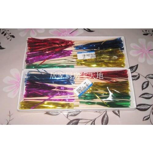 Promotion! Box of 50, Metallic Cocktail Glitter Picks, 10cm, Free shipping, Metallic Cocktail Glitter Sticks,Cocktail Party Pick