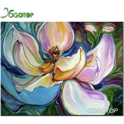 Diy Diamond Painting Flowers Full Square round Drill Cross Stitch Mosaic Diamond Embroidery Rhinestone Home Decor YY3430