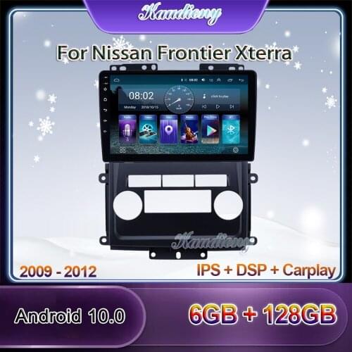 Kaudiony 9" Android 10.0 Car Radio For Nissan Frontier Xterra Car Dvd Multimedia Player Auto GPS Navigation Carplay Stereo 4G BT