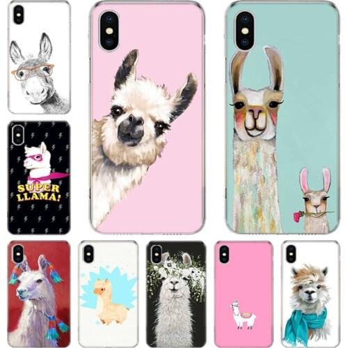 Cute lamas Alpaca animals High Quality Phone Case For Iphone 12 Mini 11 Pro XS Max XR X 8 7 6 6S Plus SE 2020 5 5S SE Cover Shel