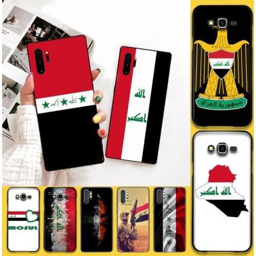 Iraq Flag Phone Case For Samsung Galaxy Note20 ultra 7 8 9 10 Plus lite J7 J8 Plus 2018 Prime