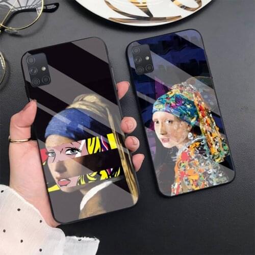 Funny Art Aesthetics Phone Case For Samsung S6 7edge 8 9 10e 20plus S20 Ultra Note8 9 10pro A72018 Tempered Glass
