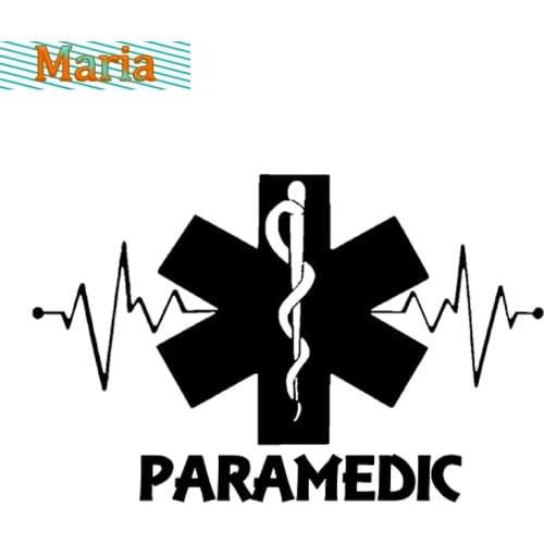 Paramedic Lifeline Rear Window Sticker Body Decals KK Vinyl Fashion Personality Classic Car Styling Car Stickers Deco Meterial