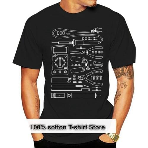 Hacker T Shirt Hardware Hacker Tools Tee T-Shirt Short-Sleeve 100 Percent Cotton Tee Shirt Funny Streetwear Graphic Man Tshirt