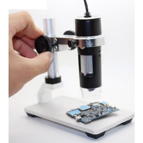 Microscope Aluminium Alloy Raising Lowering Stage UP Down Support Table Stand for USB Digital Microscope