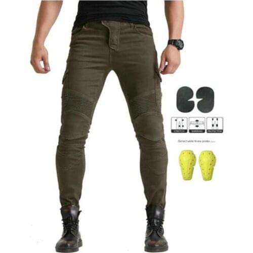 Motorcycle Pants Moto Protection Motocross Jeans Rodilleras Moto Jeans Men Motorcycle Motocross Pants Four Seasons Breathable