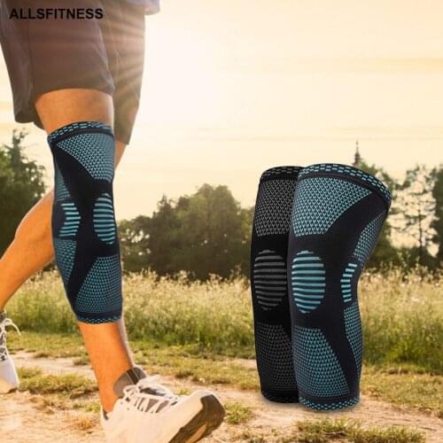 Nylon Elastic Sports Knee Pads Breathable Support Knee Brace Running Fitness Hiking Cycling Running Basketball Knee Protector