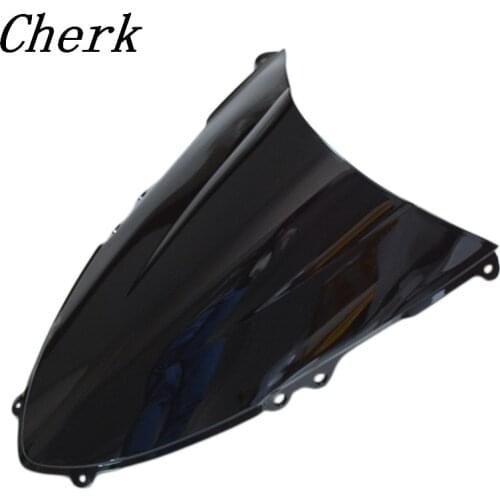 New ABS Motorcycle Double Bubble Windscreen Windshield Shield for Ducati 899 1199 Panigale 12-15 Black