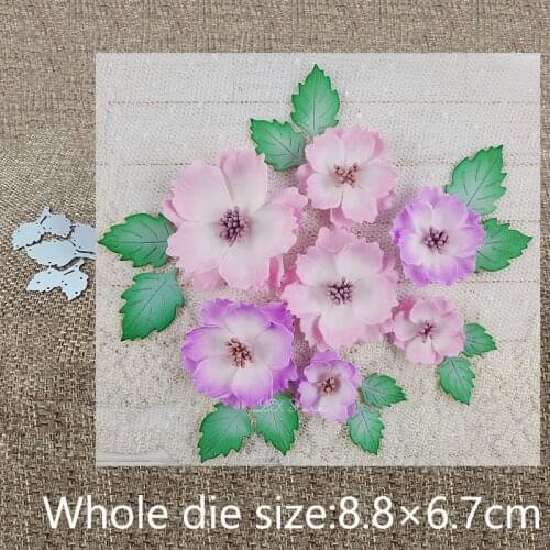 New Design Craft Metal stencil mold Cutting Dies 3pcs leaves decoration scrapbook die cuts Album Paper Card Craft Embossing