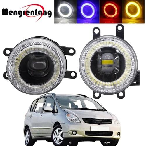 2in1 Car Driver + Passenger Fog Light Assembly LED Angel Eye Daytime Running Lamp DRL 30W 12V For Toyota Corolla MPV 2004-2009